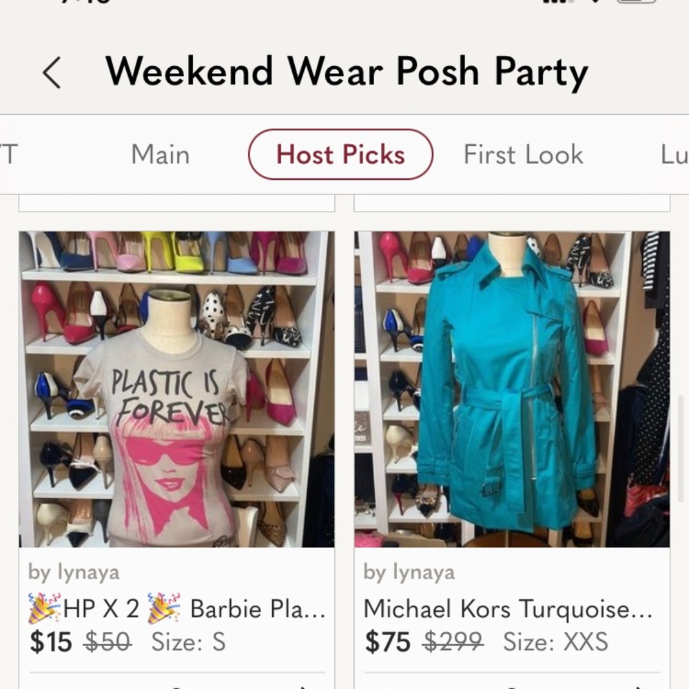 Michael Kors Turquoise Trench Coat - Picture 8 of 11